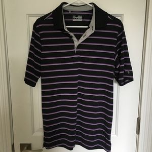 Under Armour Striped Golf Polo